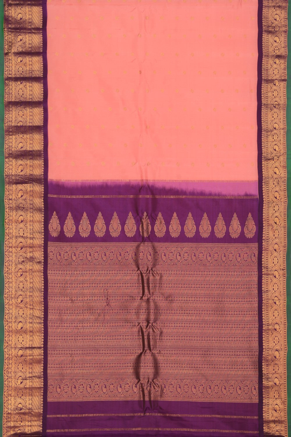 Gadwal Silk Pink Saree