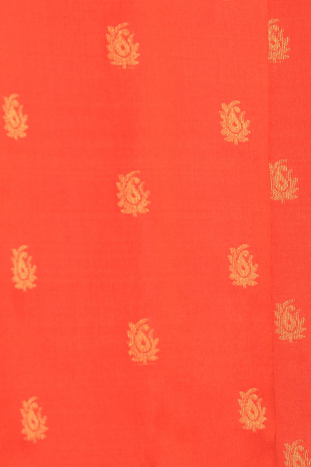 Gadwal Silk Orange Saree