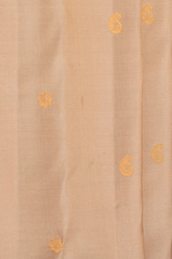 Image of Gadwal Silk Beige Saree