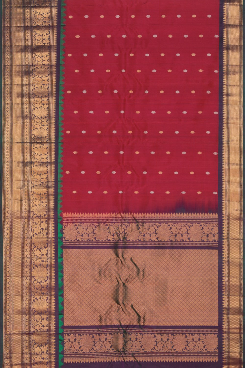 Gadwal Silk Pink Saree