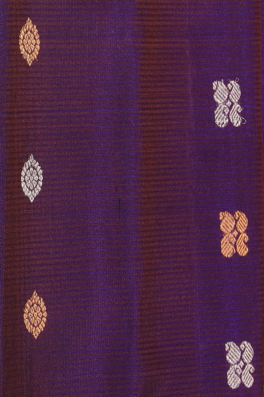 Gadwal Silk Violet Saree