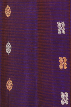 Image of Gadwal Silk Violet Saree