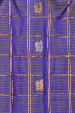 Image of Gadwal Silk Purple Saree