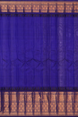 Image of Gadwal Silk Purple Saree