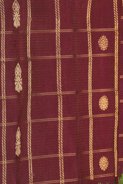 Image of Gadwal Silk Purple Saree