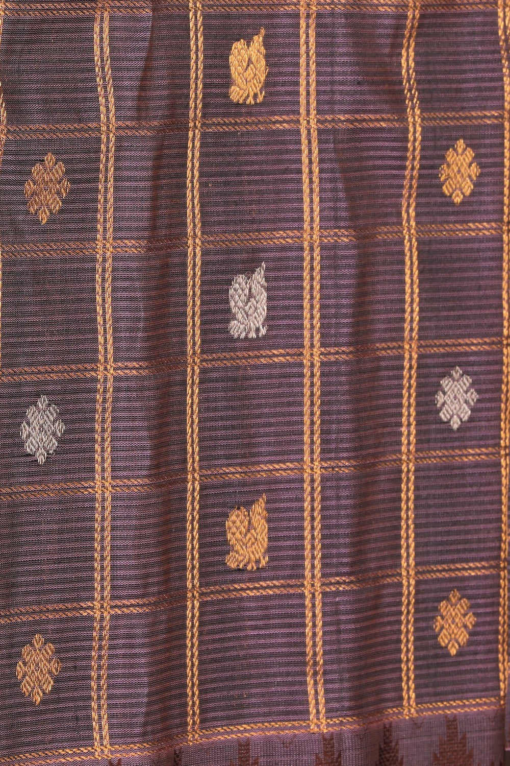 Gadwal Silk Purple Saree