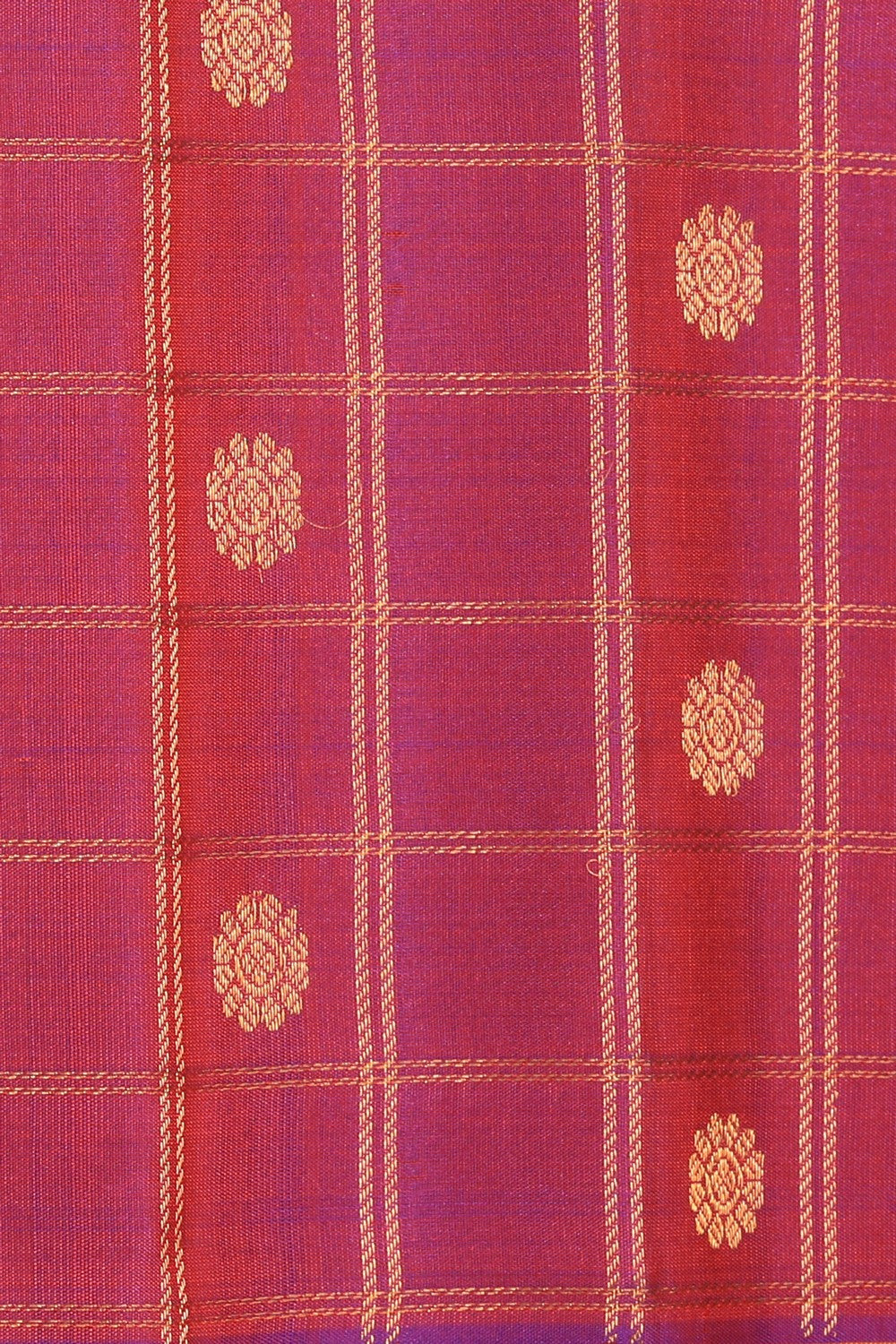 Gadwal Silk Purple Saree