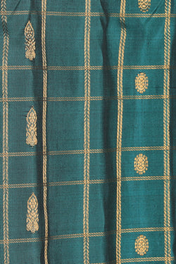 Image of Gadwal Silk Green Saree