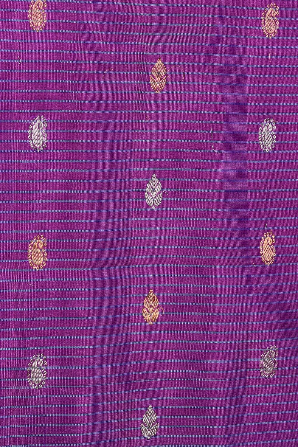 Gadwal Silk Violet Saree