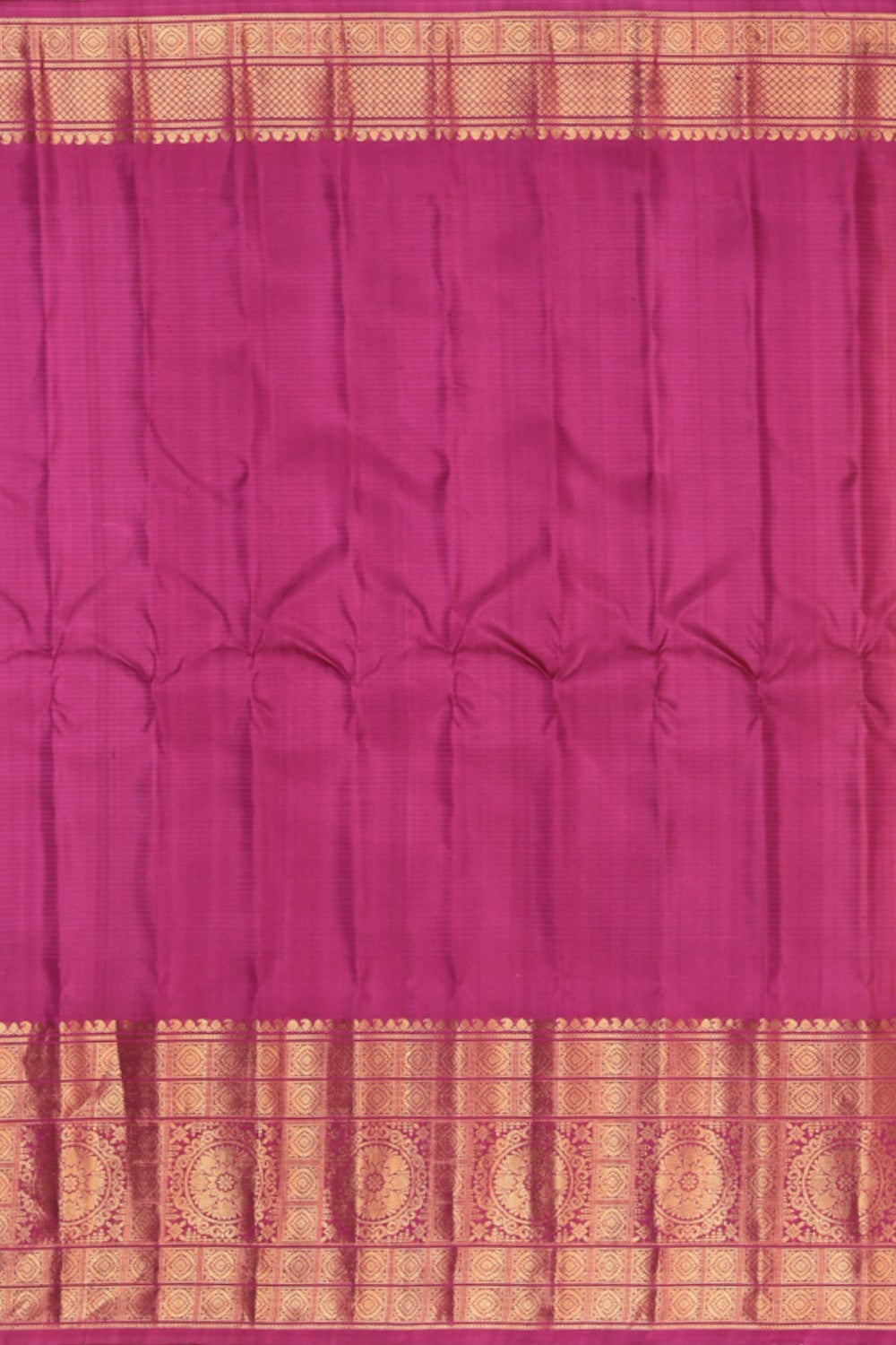 Gadwal Silk Yellow Saree