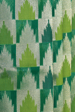 Image of Kora Silk Green Saree