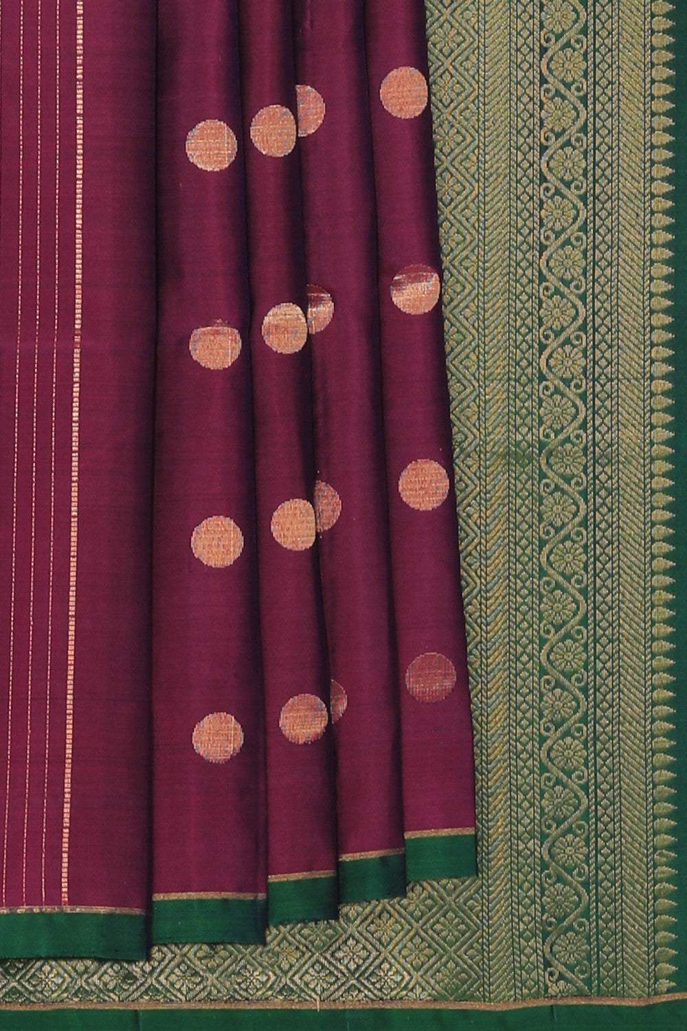 Collection of South Silk Violet Saree in a gallery layout