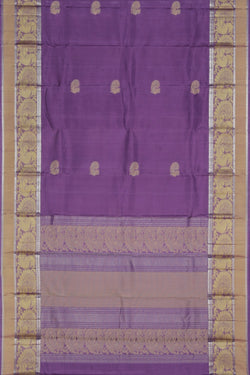 Collection of South Silk Purple Saree in a gallery layout