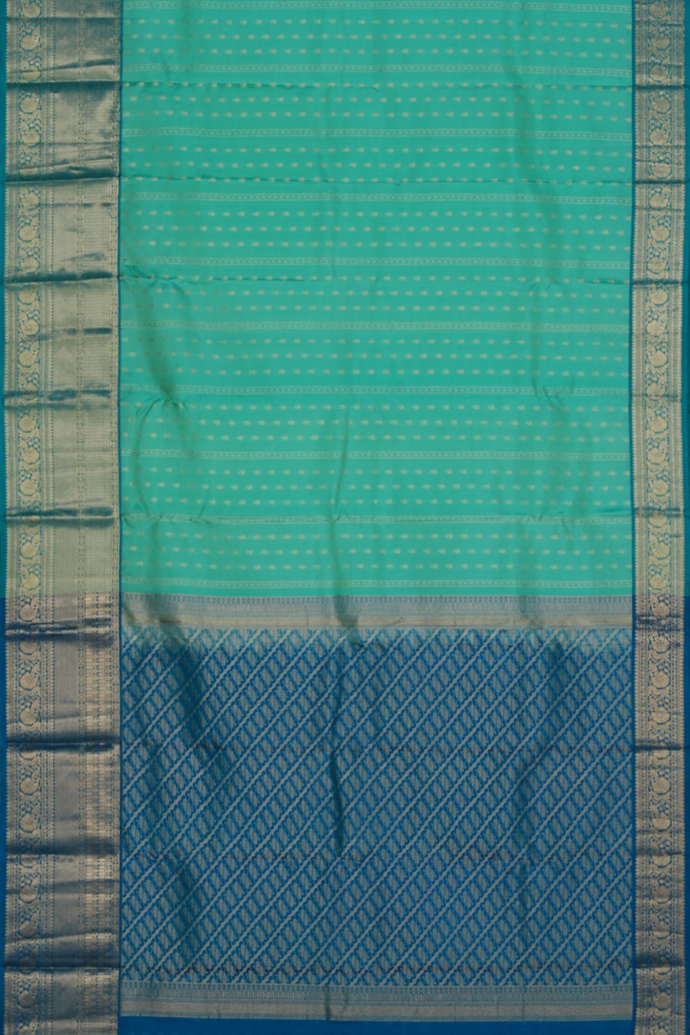 South Silk Sea Green Saree