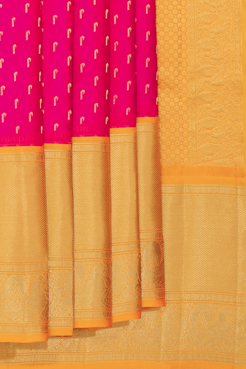 Collection of South Silk Pink Saree in a gallery layout