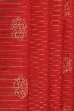 Image of South Silk Red Saree