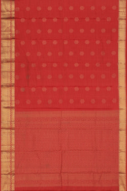 Image of South Silk Red Saree