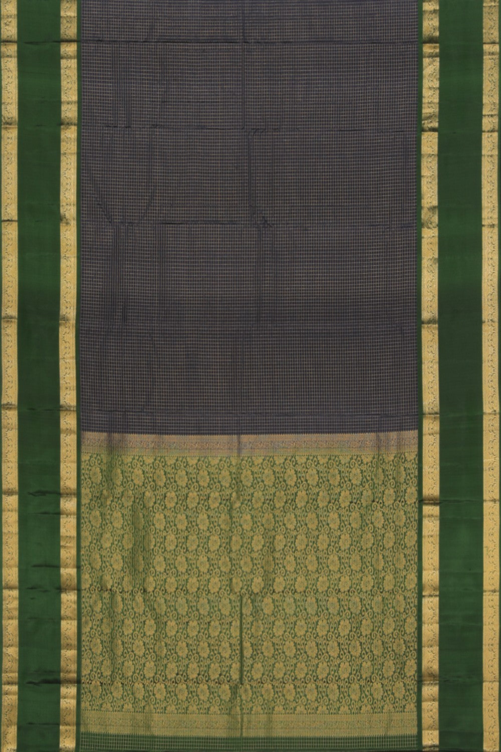 South Silk Black Saree