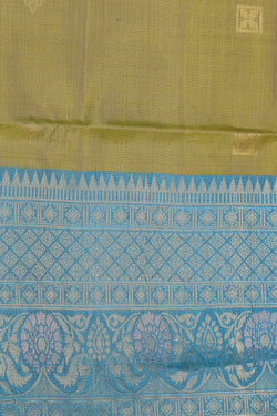 Collection of South Silk Light Green Saree in a gallery layout