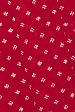 Collection of Banarasi Georgette Magenta Saree in a gallery layout