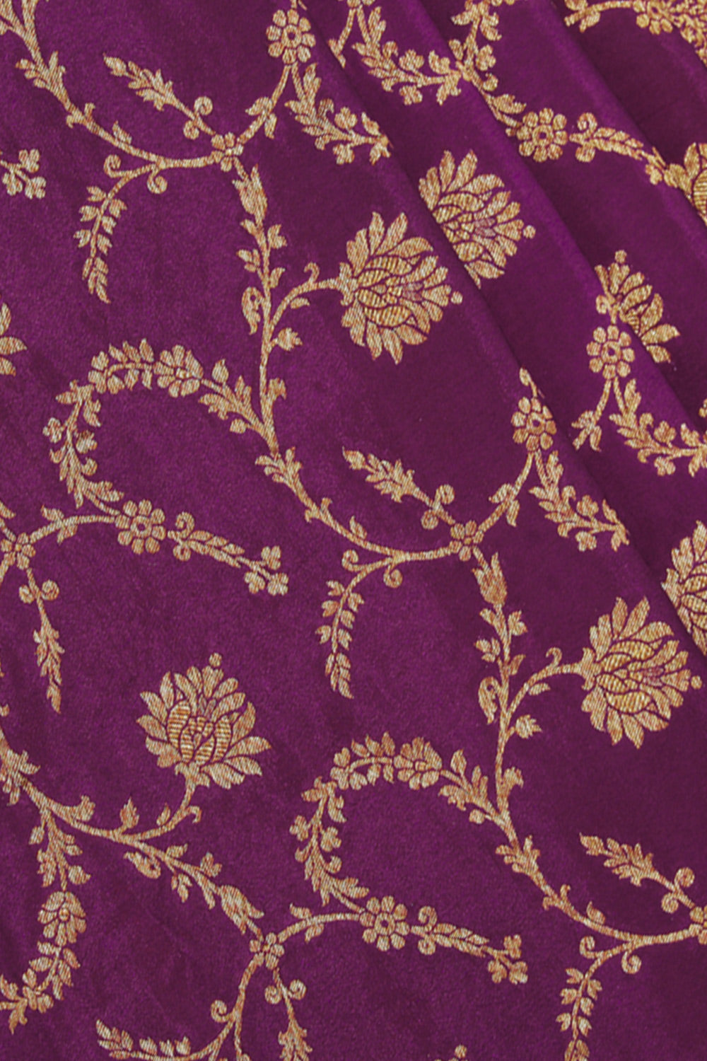 Collection of Banarasi Georgette Purple Saree in a gallery layout