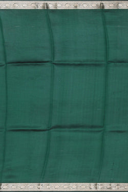 Image of Simple Yet Elegant Silk Pista Green Saree