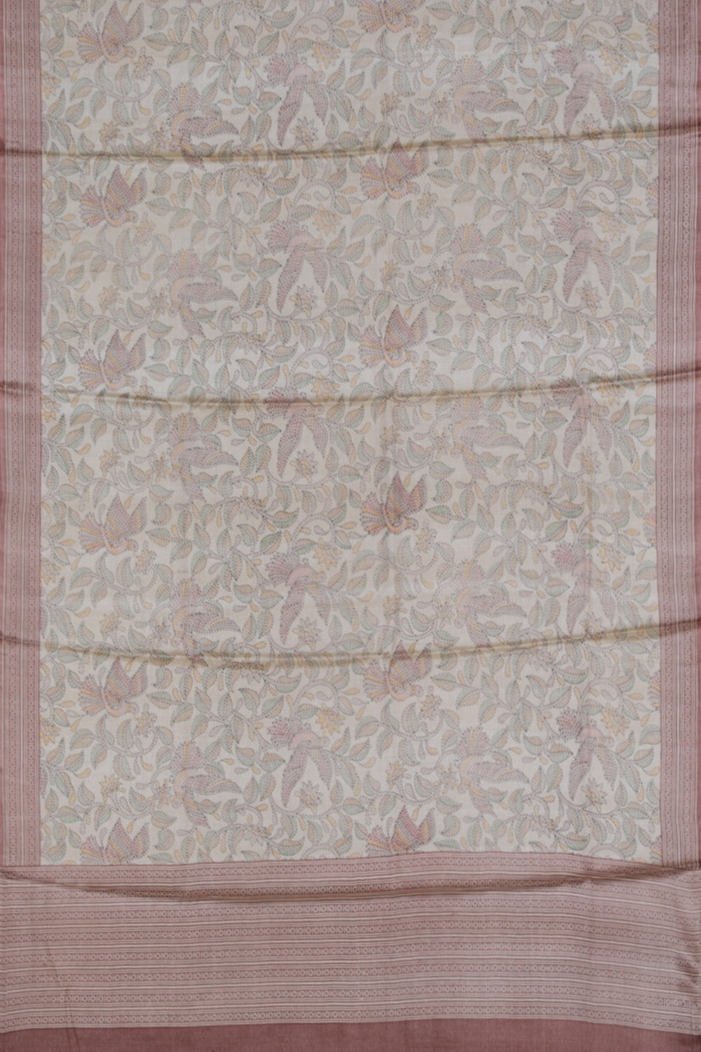 Collection of Tussar Silk Beige Saree in a gallery layout