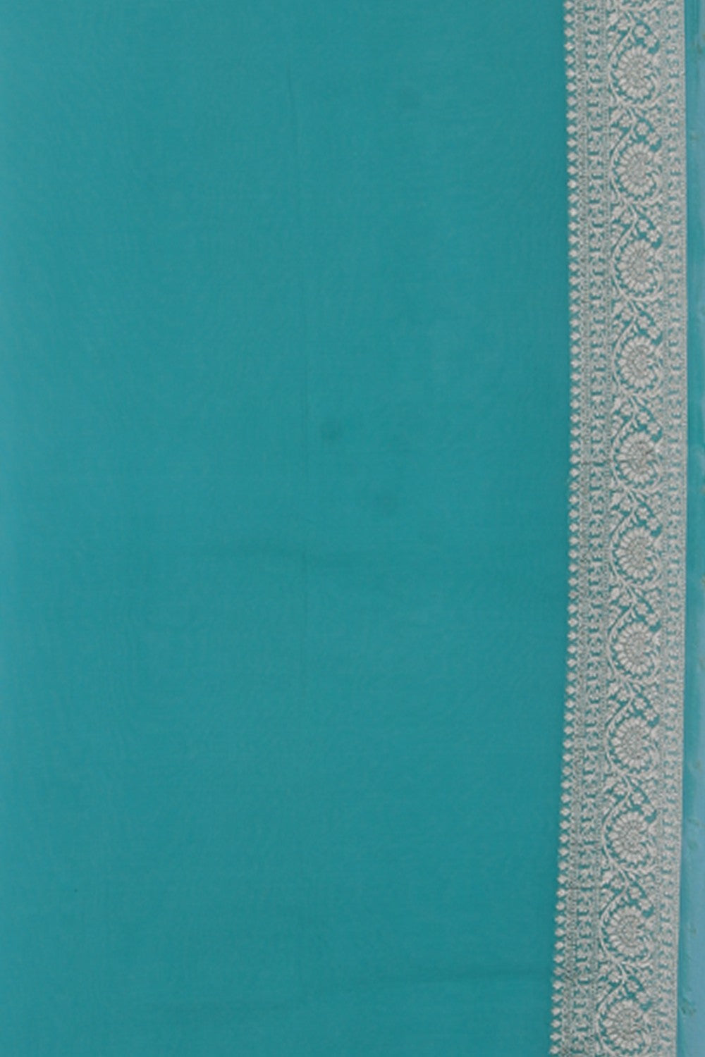 Collection of Banarasi Georgette Sea Green Saree in a gallery layout