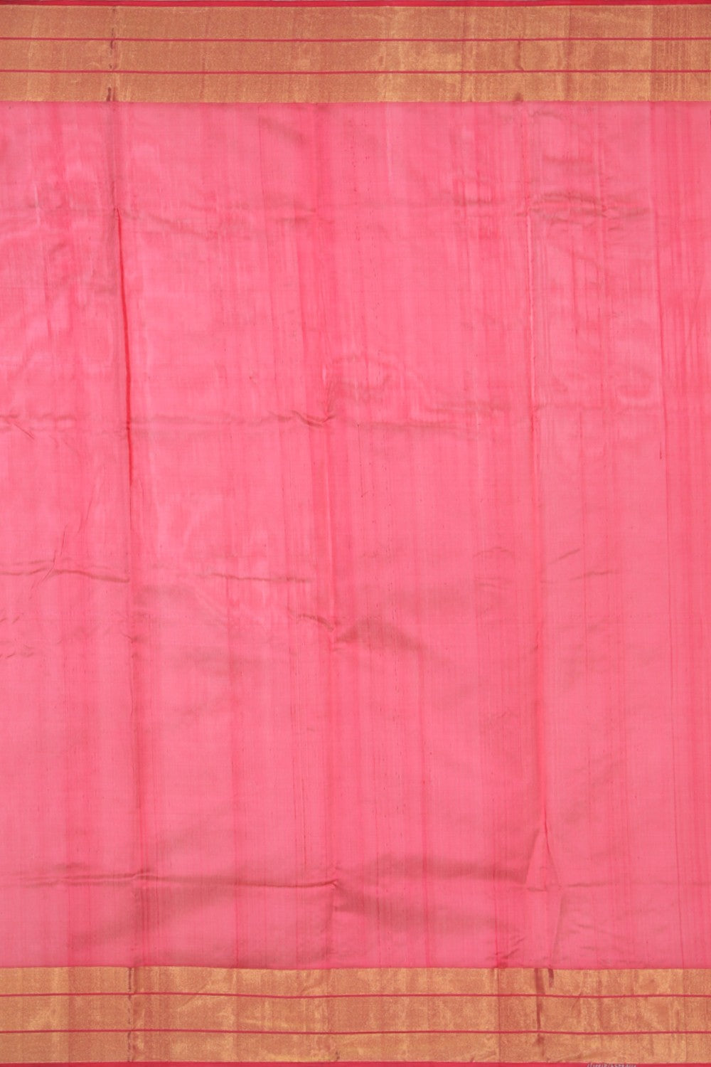 Image of Chanderi Cotton Silk Pink Saree