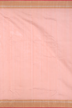 Collection of Chanderi Cotton Silk Peach Saree in a gallery layout