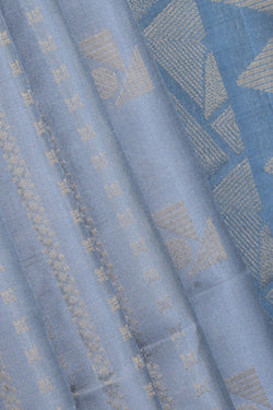 Collection of South Silk Grey Saree in a gallery layout