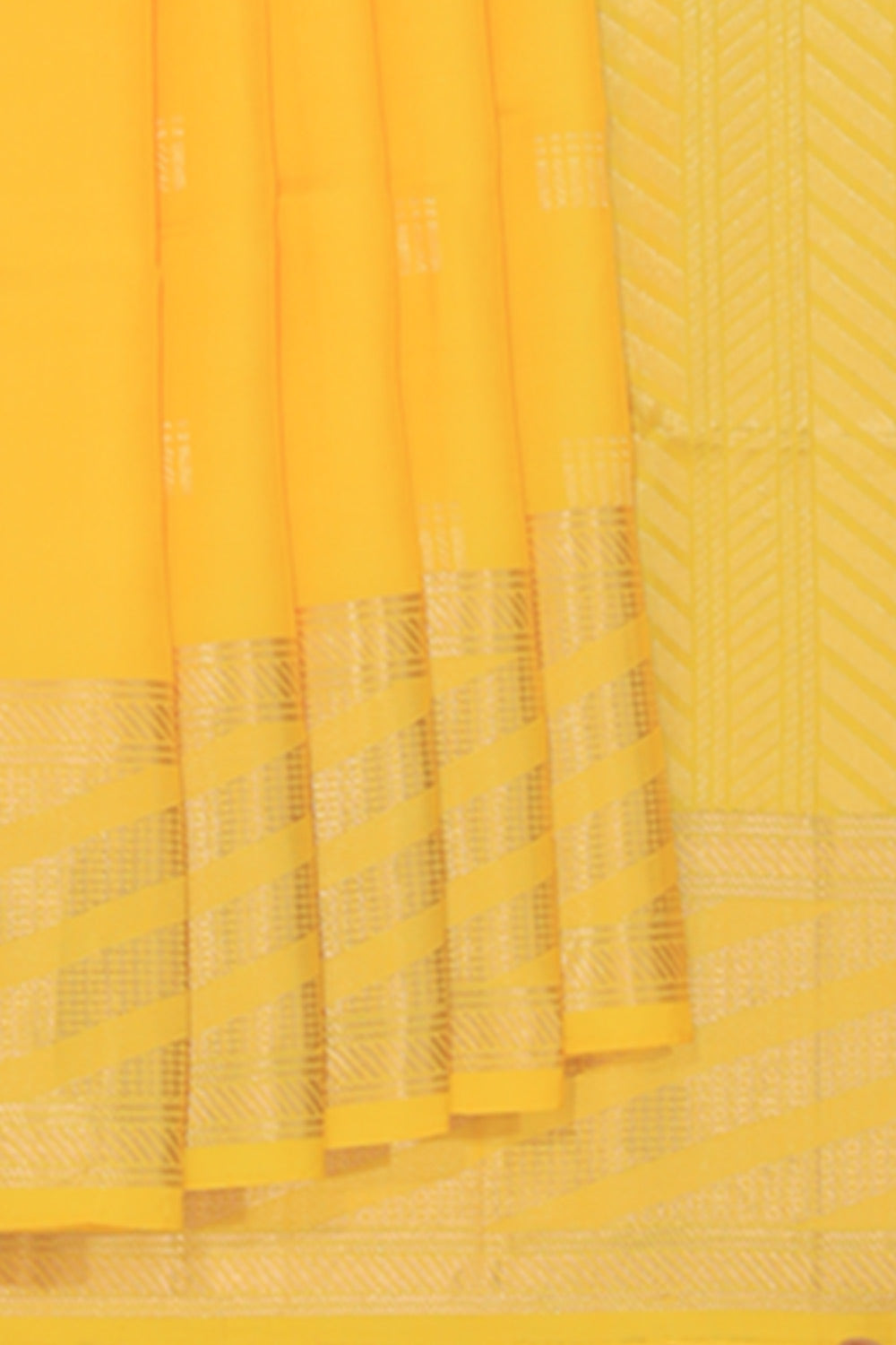 Collection of South Silk Yellow Saree in a gallery layout