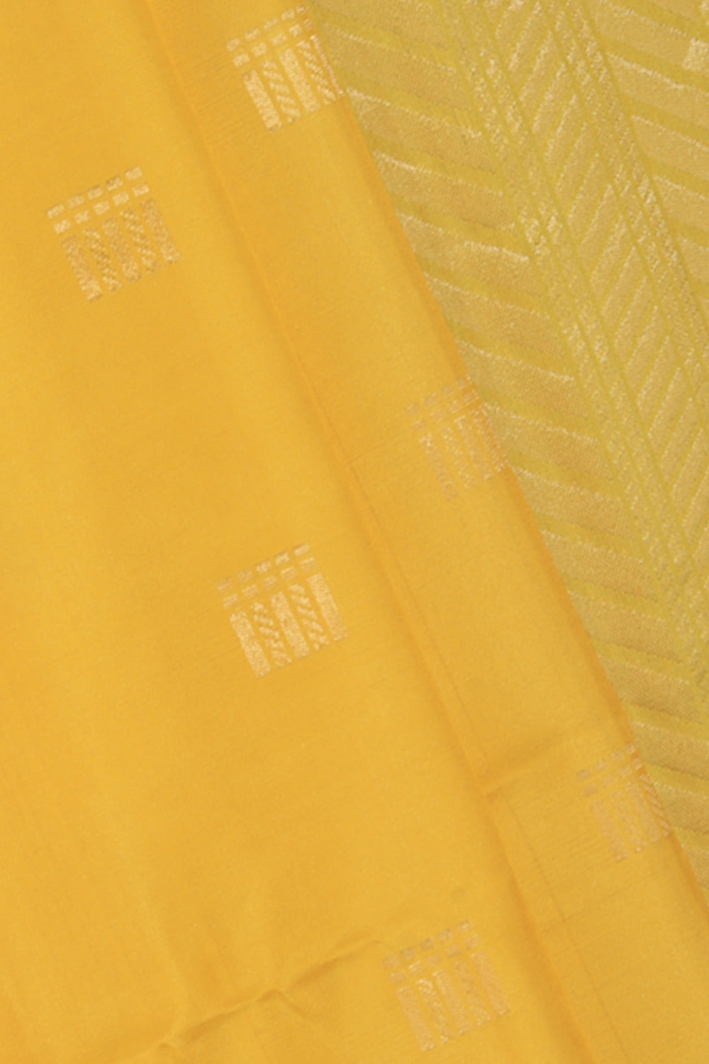 Image of South Silk Yellow Saree