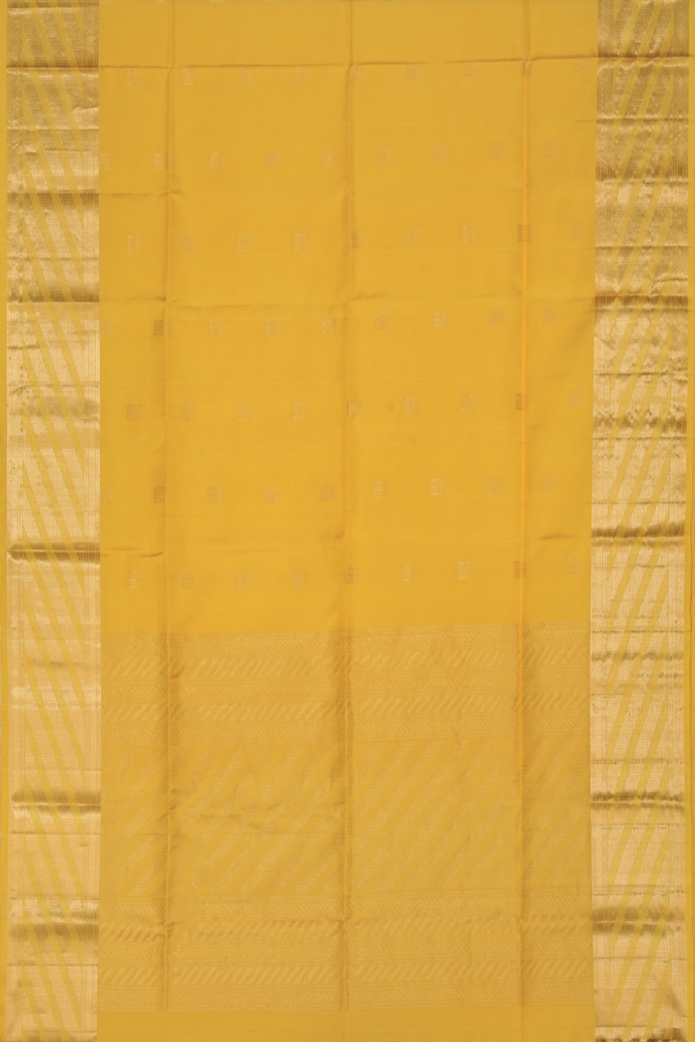 Image of South Silk Yellow Saree