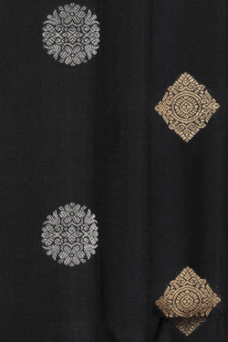 Collection of South Silk Black Saree in a gallery layout