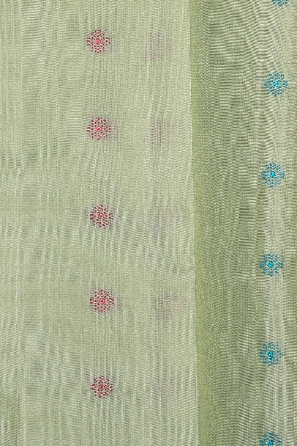 Kanchi Silk Mint Green Saree