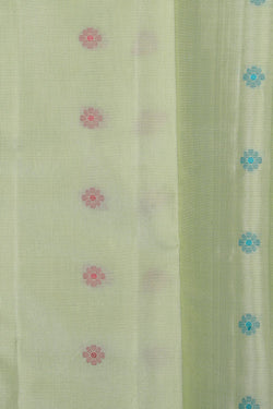 Image of Kanchi Silk Mint Green Saree