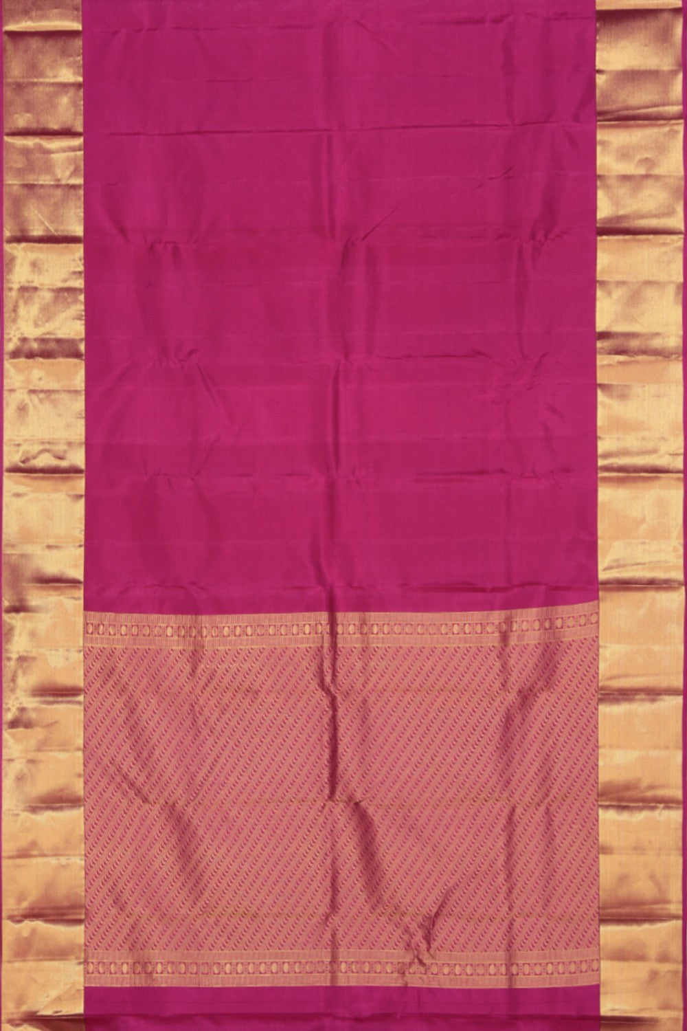 Kanchi Silk Magenta Pink Saree