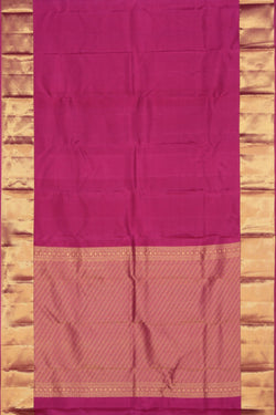 Image of Kanchi Silk Magenta Pink Saree