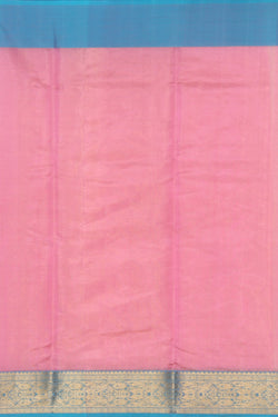 Image of Chanderi Tissue Silk Pink Saree