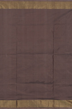 Image of Pochampally Ikat Silk Ash Grey Saree