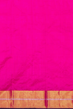 Image of Chanderi Cotton Silk Pink Saree