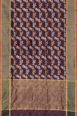 Collection of Chanderi Cotton Silk Violet Saree in a gallery layout