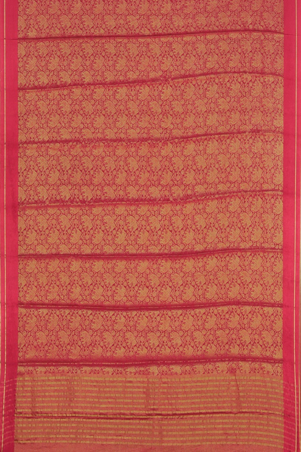 Crepe Silk Brocade Pink Saree