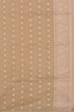 Collection of Banarasi Tissue Silk Off-White Saree in a gallery layout