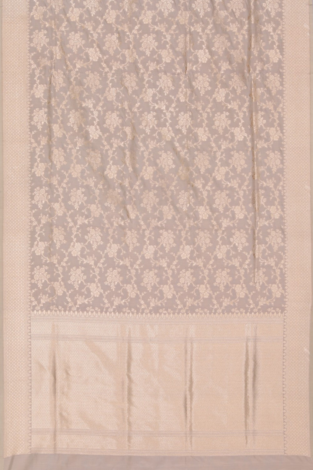 Collection of Banarasi Silk Off-White Saree in a gallery layout