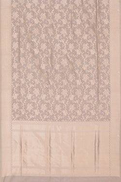 Collection of Banarasi Silk Off-White Saree in a gallery layout