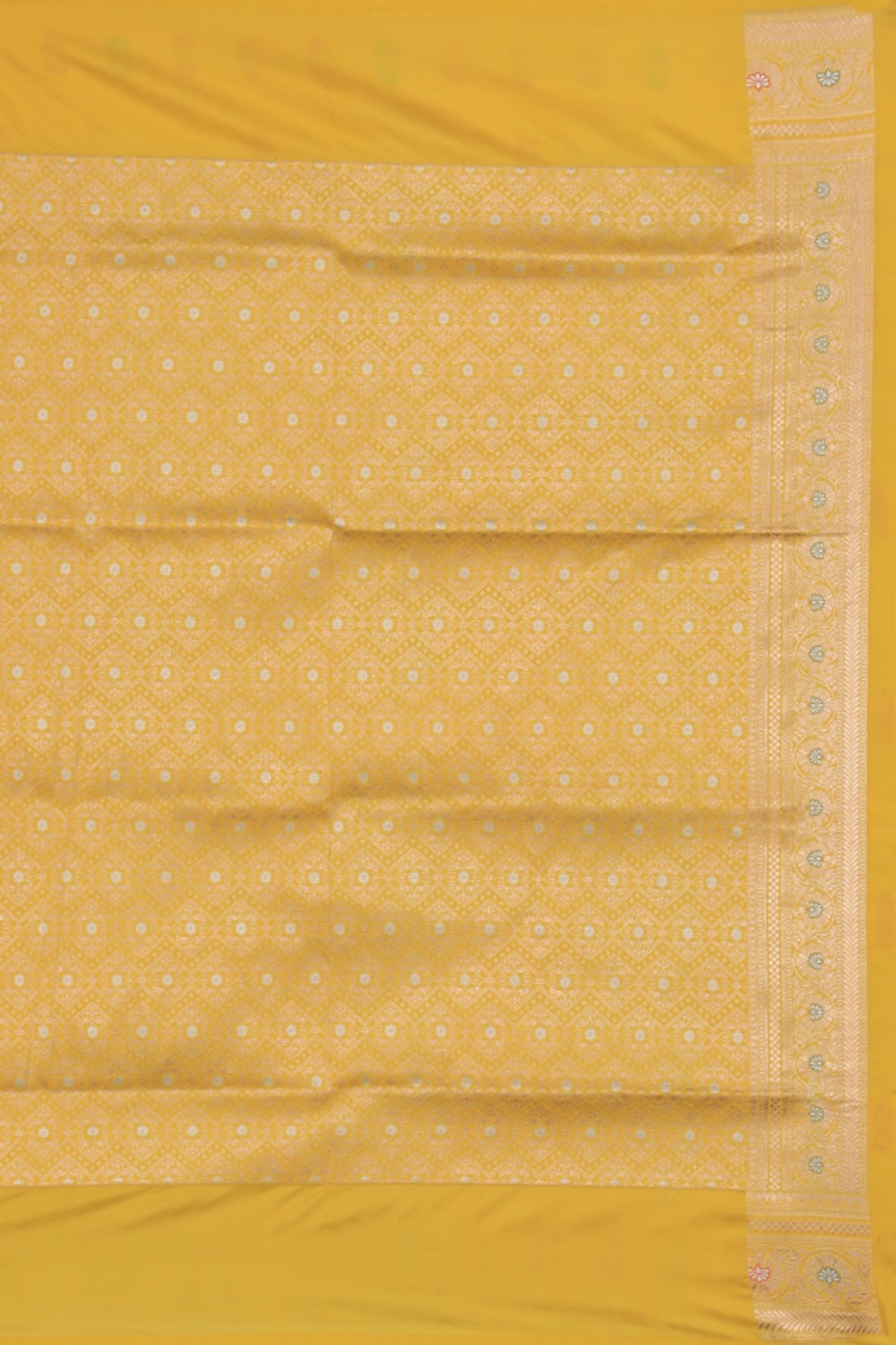 Banarasi Silk Yellow Saree