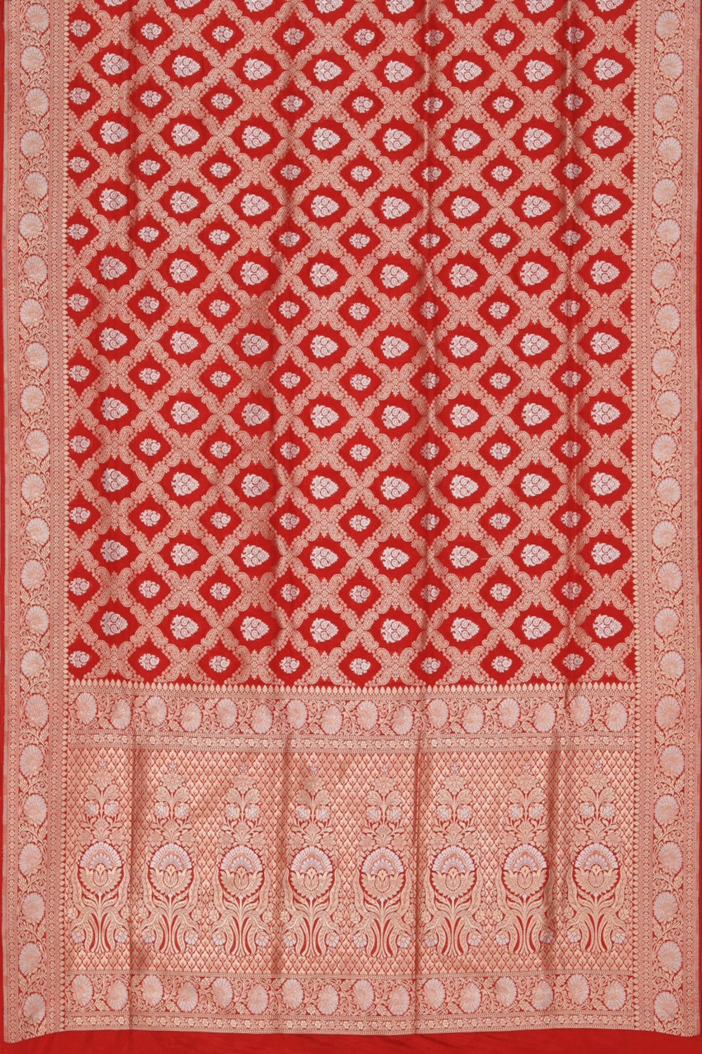 Banarasi Silk Red Saree