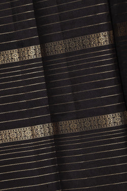 Image of Kanchi Silk Black Saree